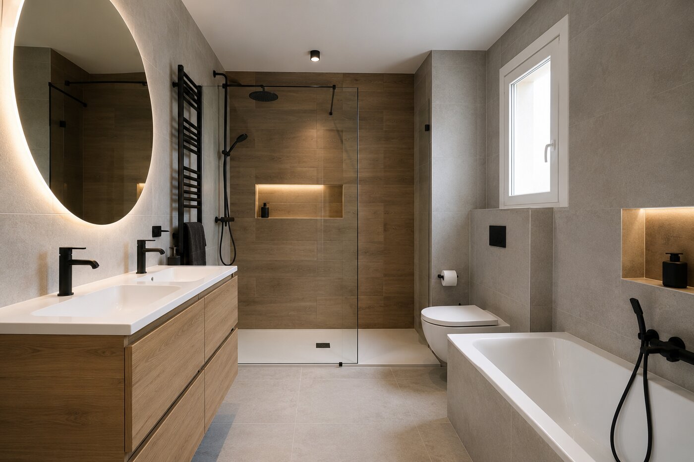 Salle de bains moderne